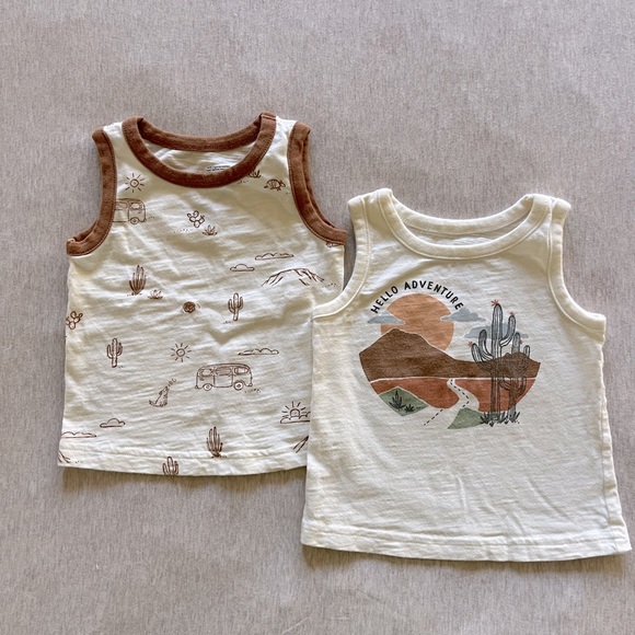 Baby Little Co. By Lauren Conrad Boho Tanktops 6 months - Picture 1 of 5